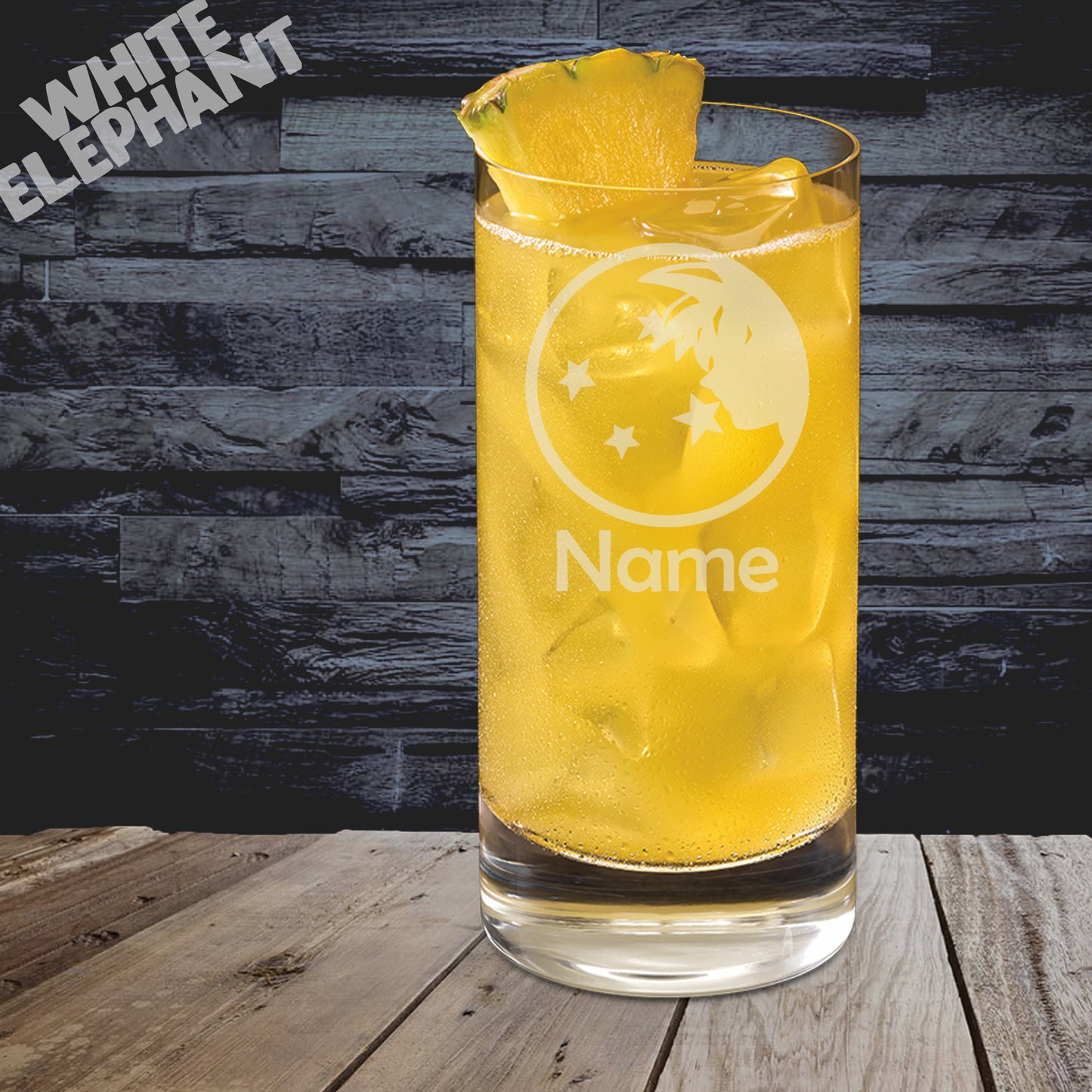 Personalised Dragon Ball Z Star Ball Inspired Laser Etched Whiskey / High-Ball / Pint / Tankard Glass