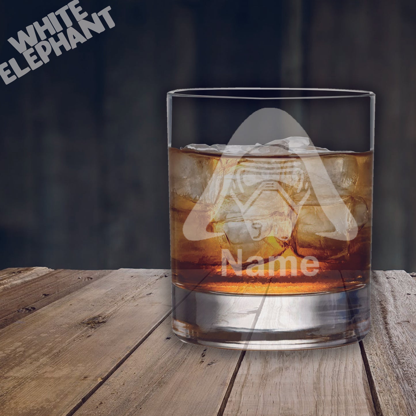 Personalised Star Wars Kylo Ren Inspired Laser Etched Whiskey / High-Ball / Pint / Tankard Glass