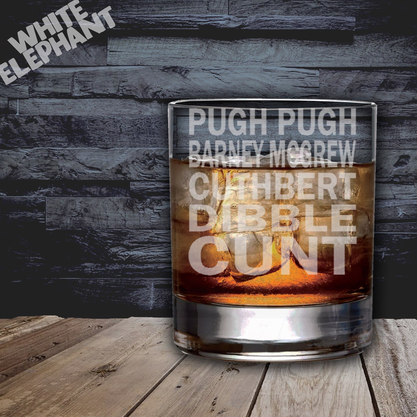 Trumpton Inspired Laser Etched Whiskey / High-Ball / Pint / Tankard Glass