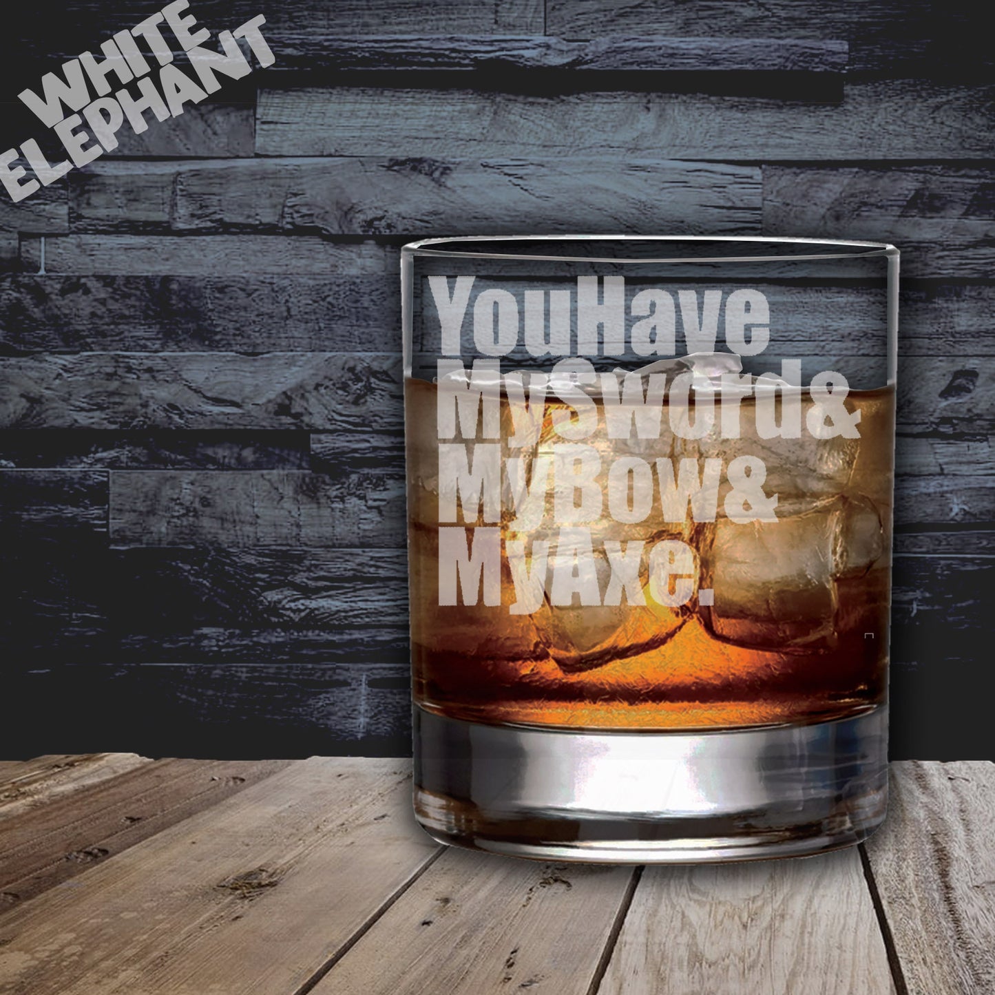You Have My Sword Laser Etched Whiskey / High-Ball / Pint / Tankard Glass