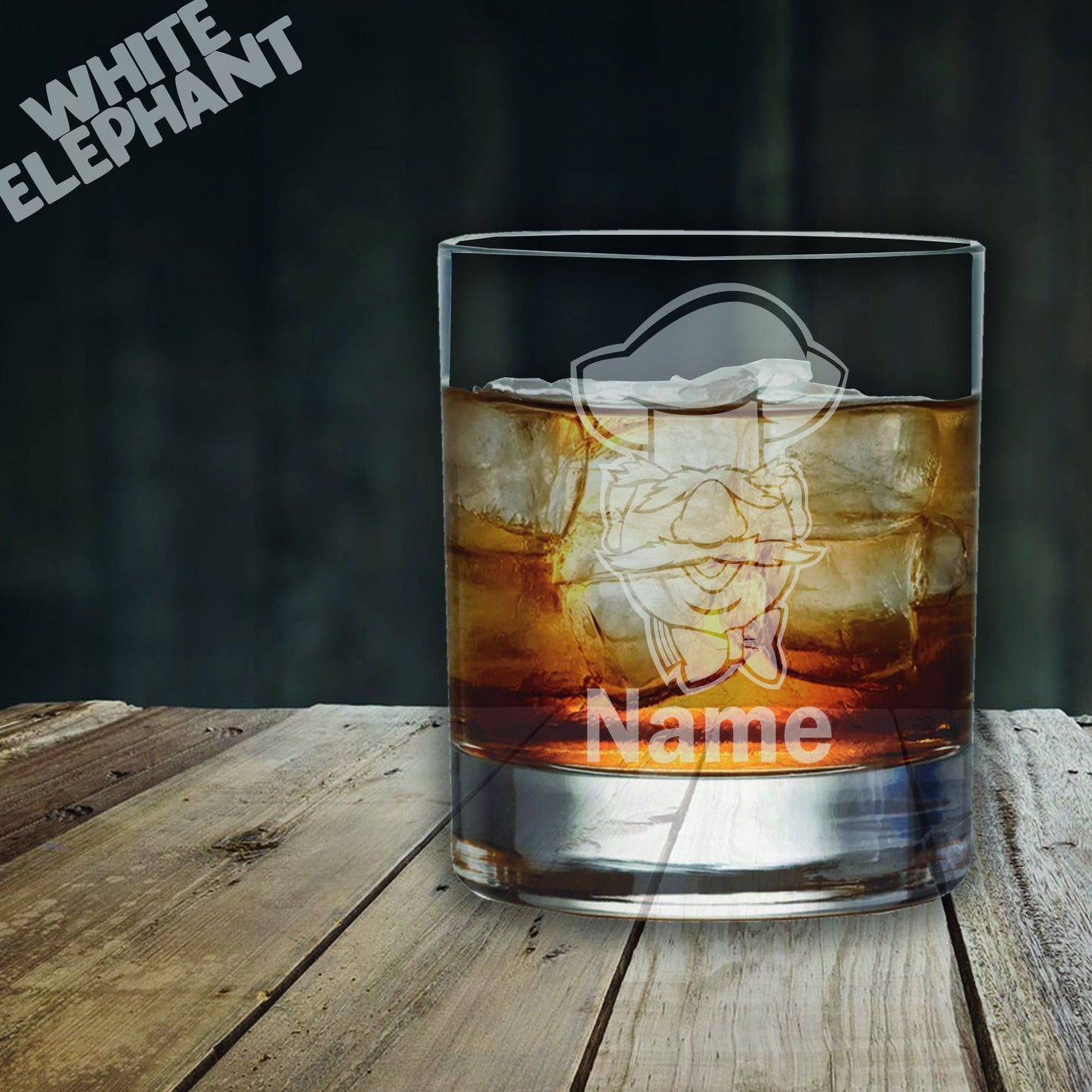 Personalised Muppet's Swedish Chef Laser Etched Whiskey / High-Ball / Pint / Tankard Glass