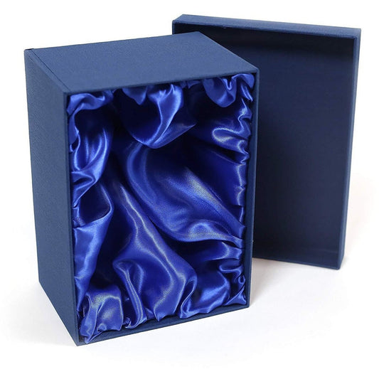 Whiskey / High-Ball / Tankard Blue Silk Gift Presentation Box