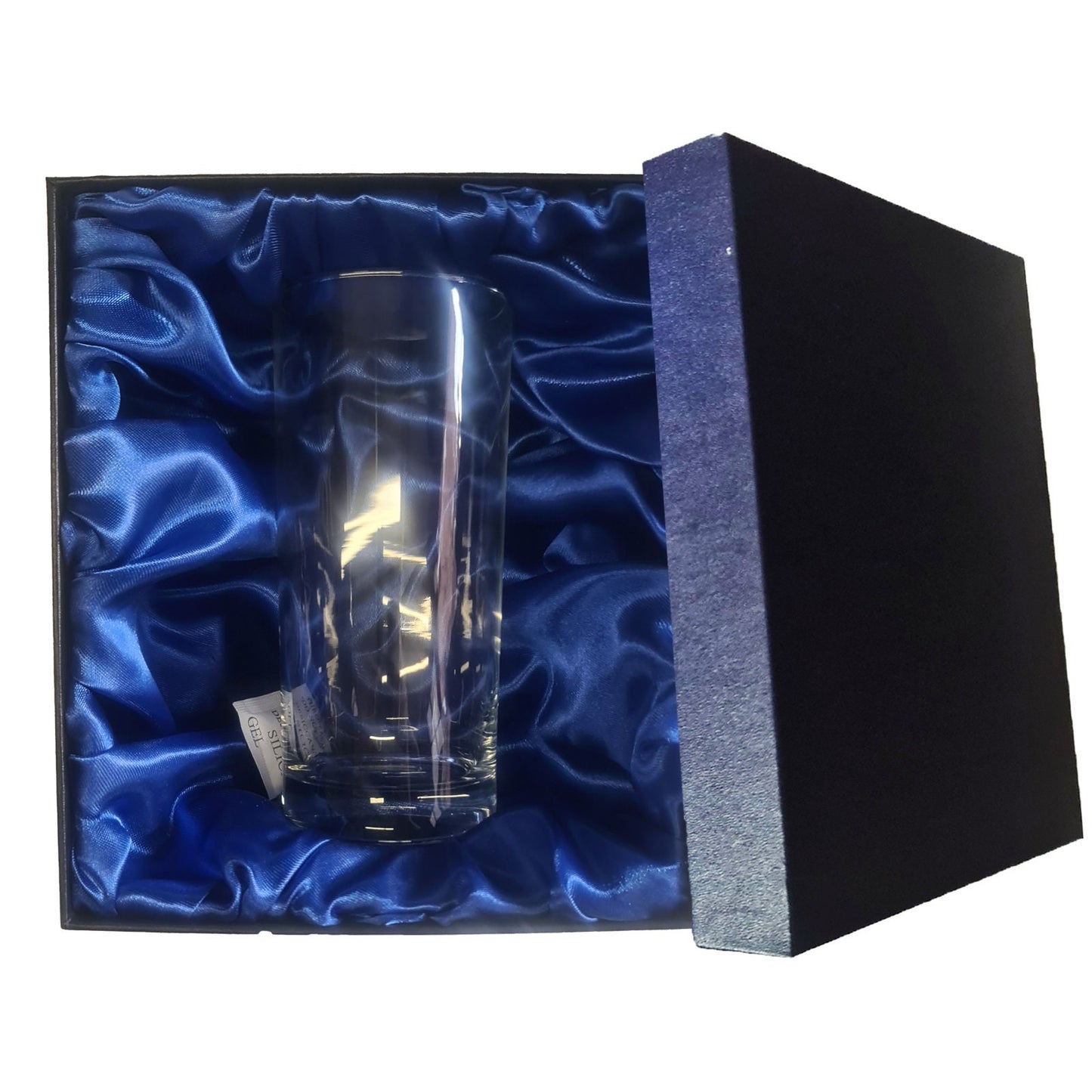 Whiskey / High-Ball / Tankard Blue Silk Gift Presentation Box