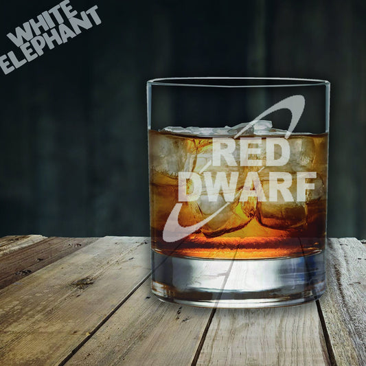 Red Dwarf Inspired Laser Etched Whiskey / High-Ball / Pint / Tankard Glass