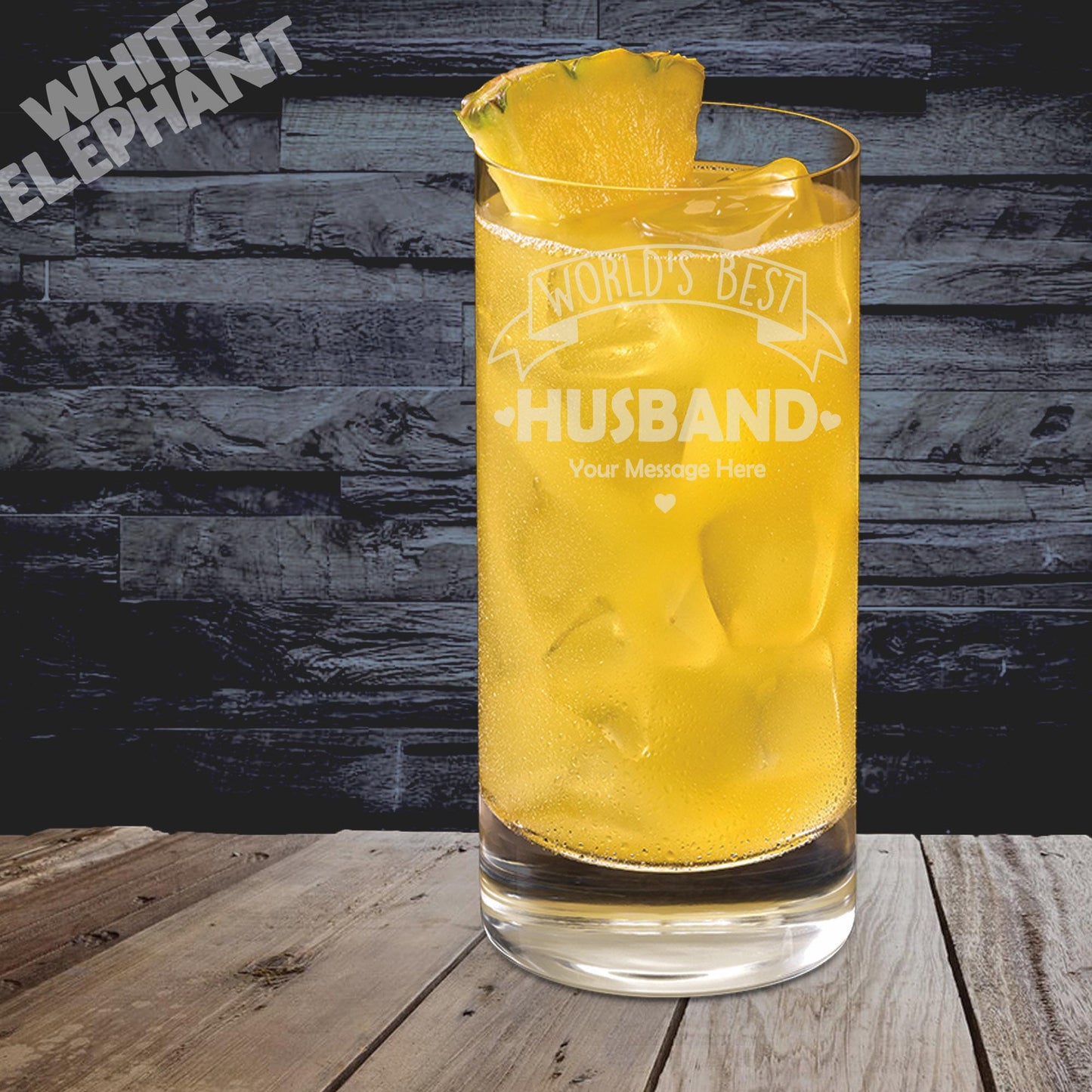 World's Best Husband Laser Etched Whiskey / High-Ball / Pint / Tankard Glass