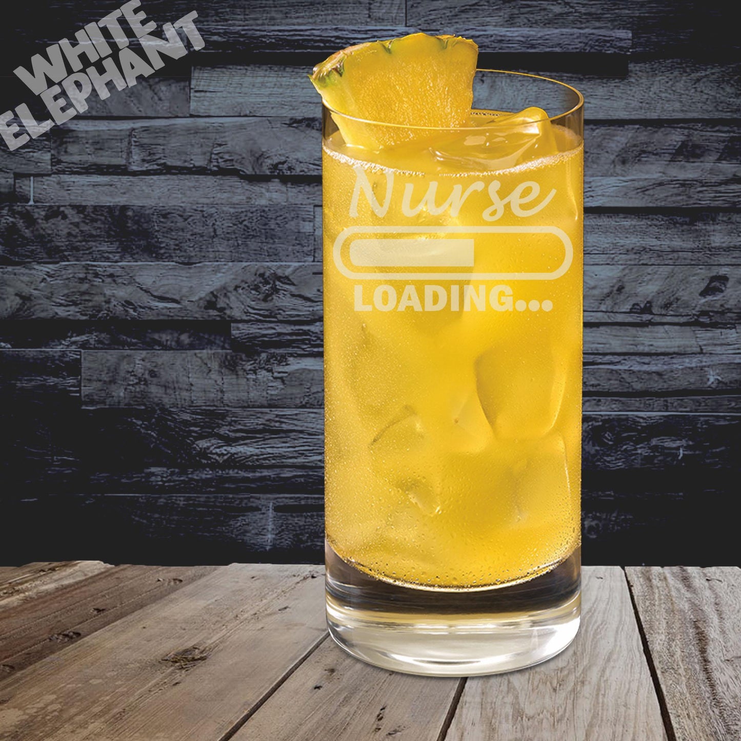Nurse Loading Glass - Laser Etched Whiskey, Highball, Pint or Tankard