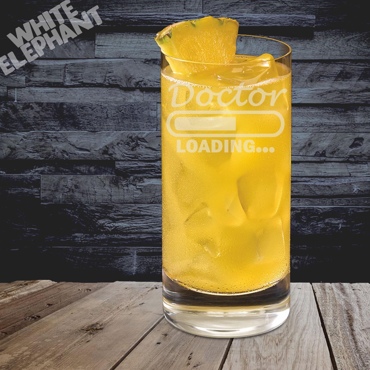 Doctor Loading Glass - Laser Etched Whiskey, Highball, Pint or Tankard