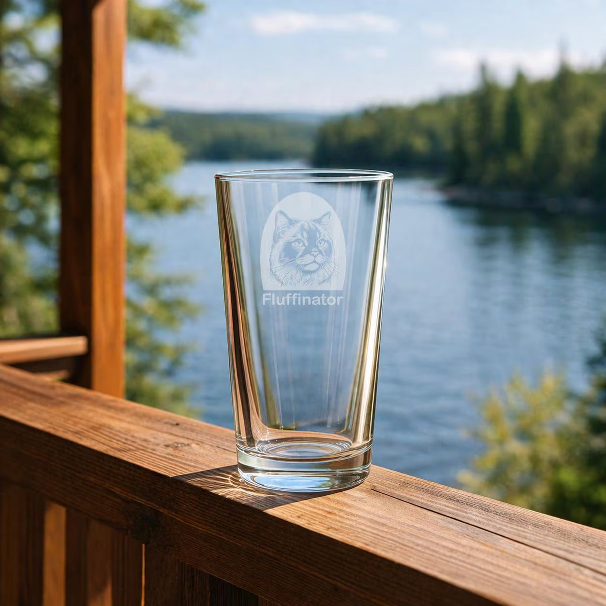 Personalised Suphalek Cat Glass - Laser Etched Whiskey, Highball, Pint or Tankard
